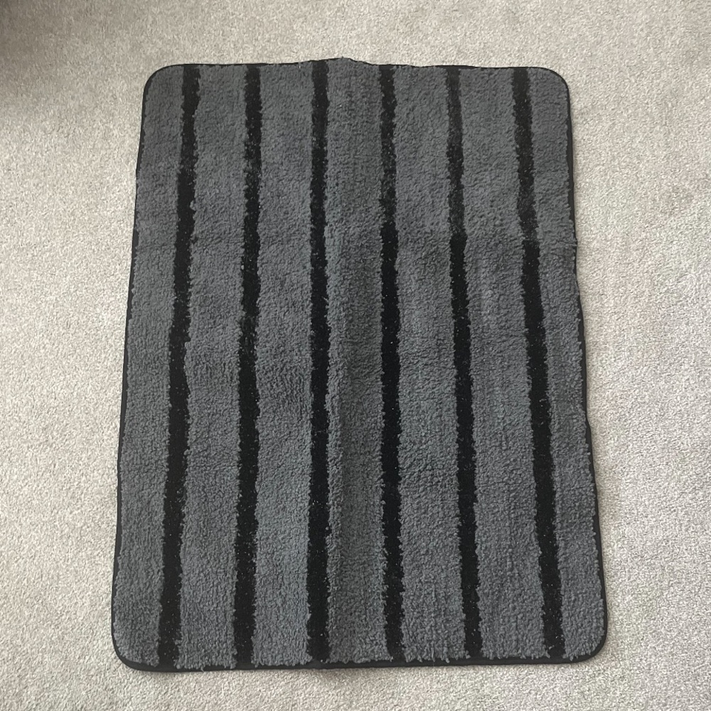 Norwex Gray and Black Door Mat